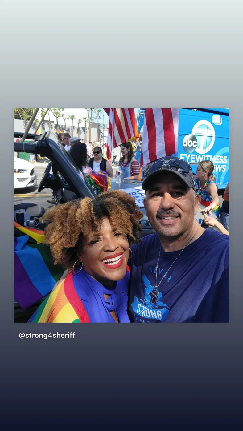 Marquita Thomas connecting with members of her community